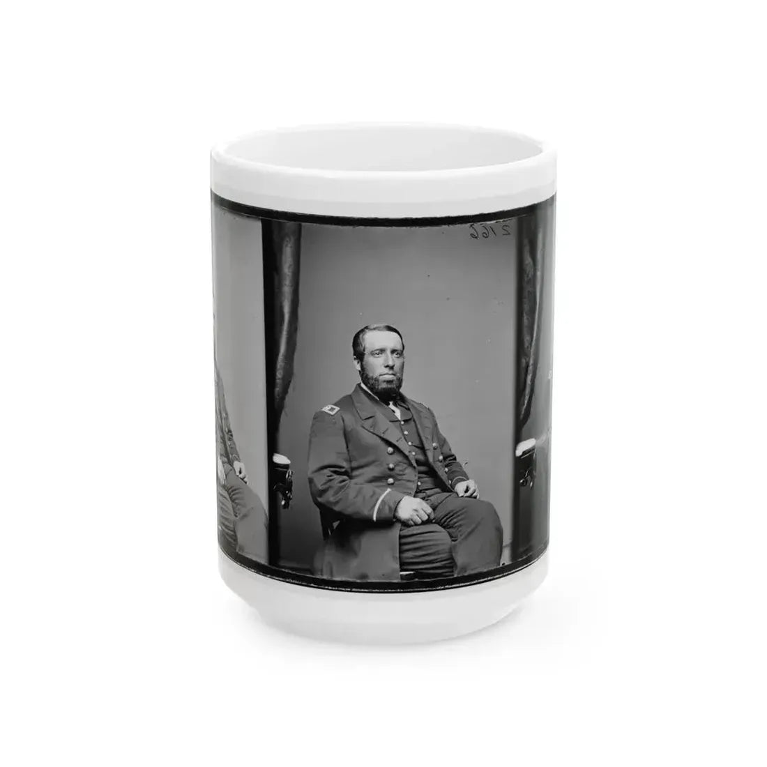 Acting Ensign J.F. Hughes, U.S.N. (U.S. Civil War) White Coffee Mug 15oz - Go Mug Yourself