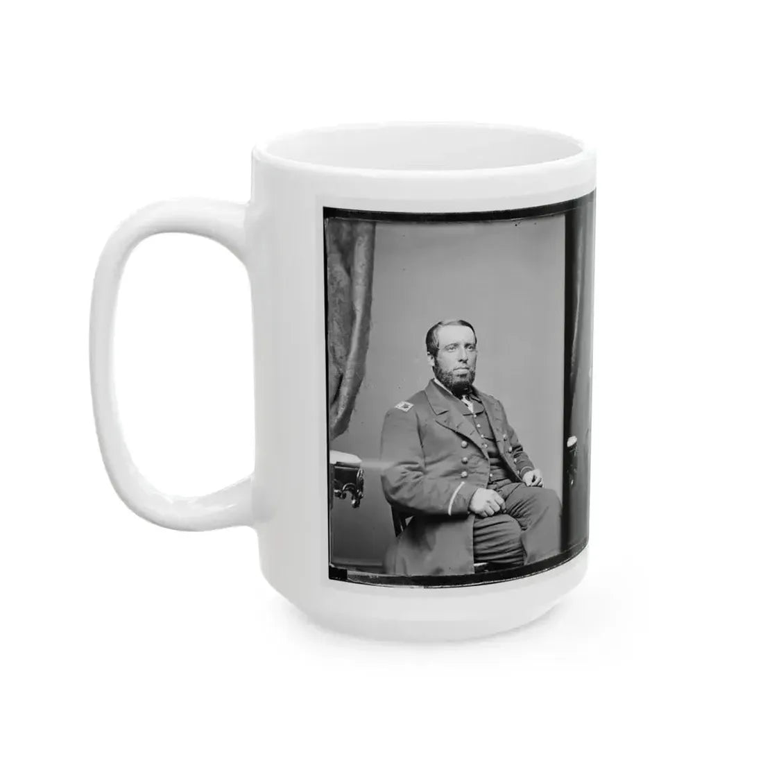 Acting Ensign J.F. Hughes, U.S.N. (U.S. Civil War) White Coffee Mug - Go Mug Yourself