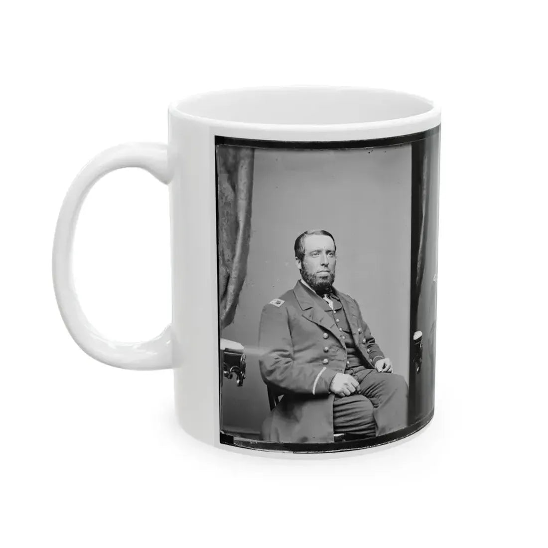 Acting Ensign J.F. Hughes, U.S.N. (U.S. Civil War) White Coffee Mug - Go Mug Yourself
