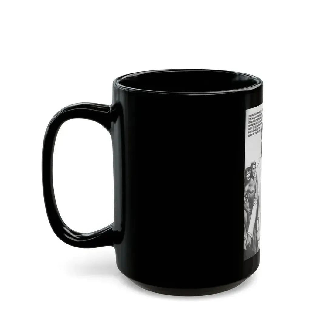 Action-for-Men-July-1970 - Black Coffee Mug - Go Mug Yourself