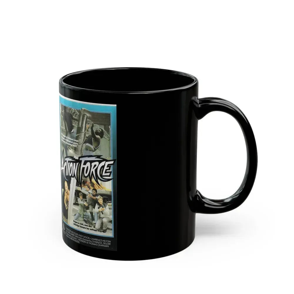 ACTION FORCE (VHS COVER) - Black Coffee Mug - Go Mug Yourself