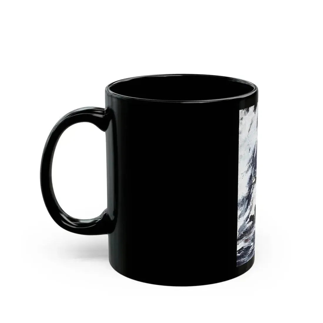 Action off Salerno (1), Blue Book Magazine, April 1948 - Black Coffee Mug - Go Mug Yourself