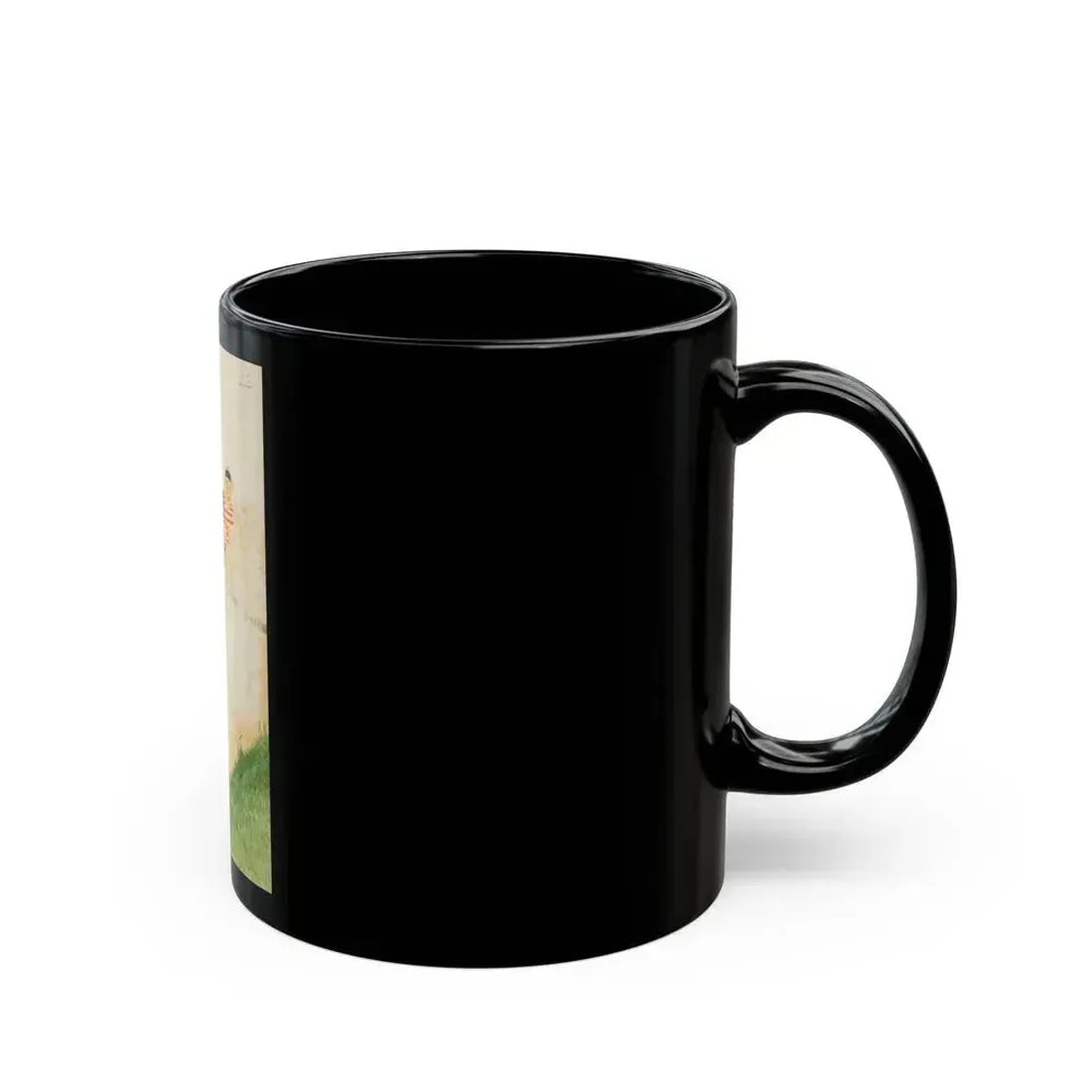Acushnet Golf Balls advertisement, Saturday Evening Post, June 14, 1952 - Black Coffee Mug - Go Mug Yourself