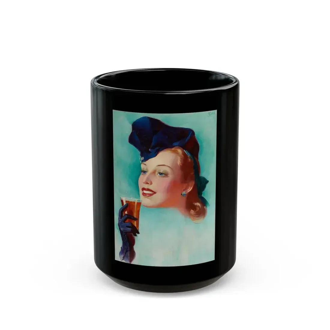 Ad illustration_1 - Black Coffee Mug 15oz - Go Mug Yourself