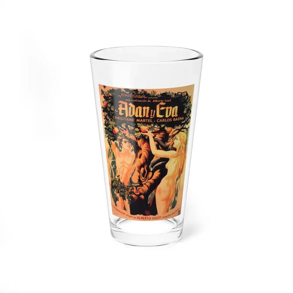 ADAM & EVE 1956 Movie Poster - Pint Glass 16oz 16oz - Go Mug Yourself