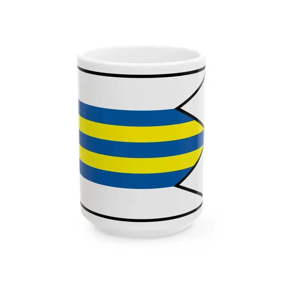 Adamovske Kochanovce Trencin Flag (Slovakia) White Coffee Mug 15oz - Go Mug Yourself