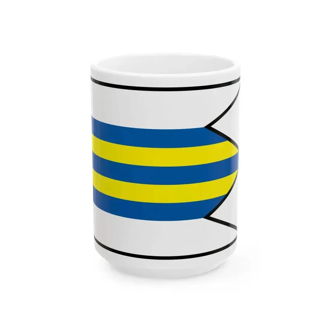 Adamovske Kochanovce Trencin Flag (Slovakia) White Coffee Mug 15oz - Go Mug Yourself