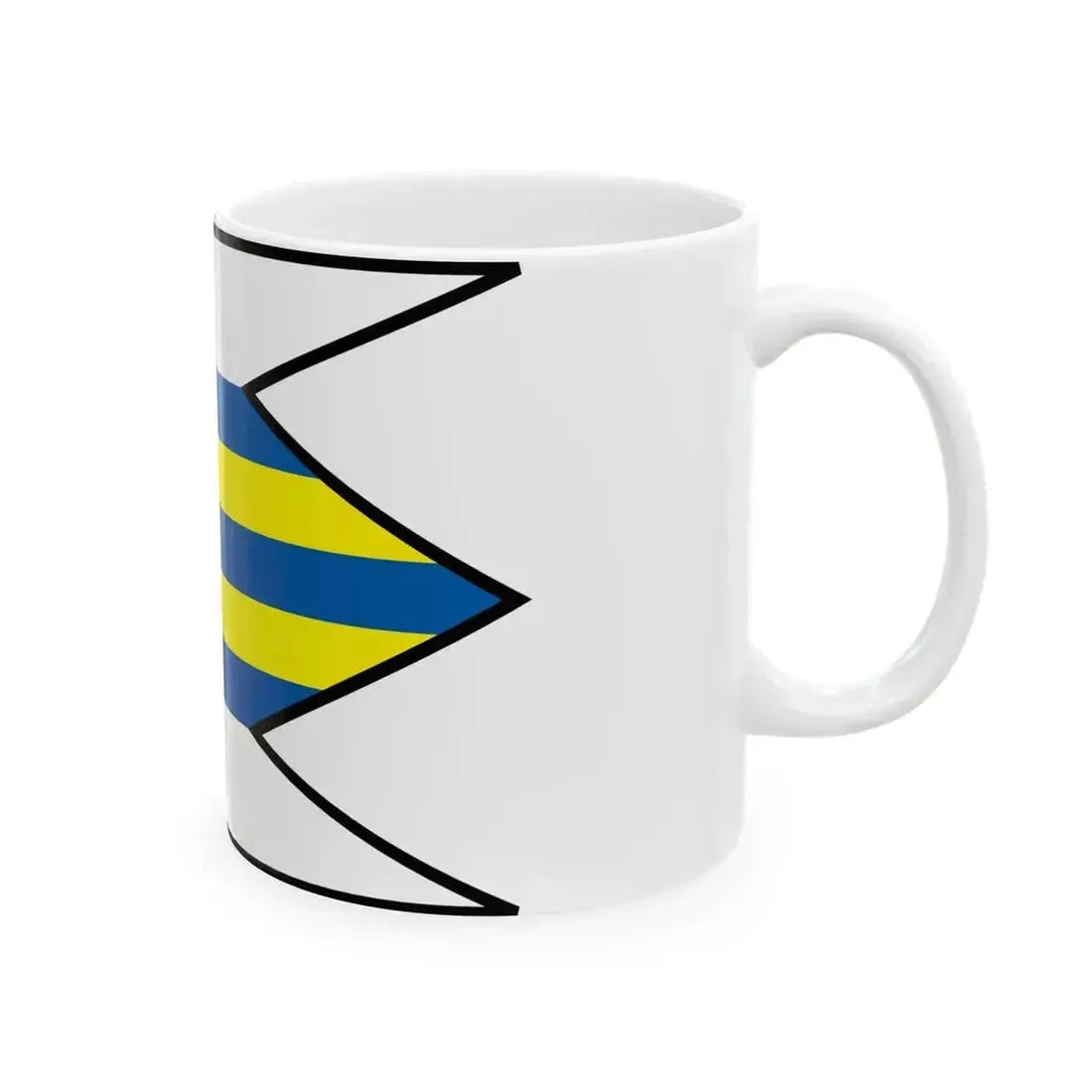 Adamovske Kochanovce Trencin Flag (Slovakia) White Coffee Mug - Go Mug Yourself