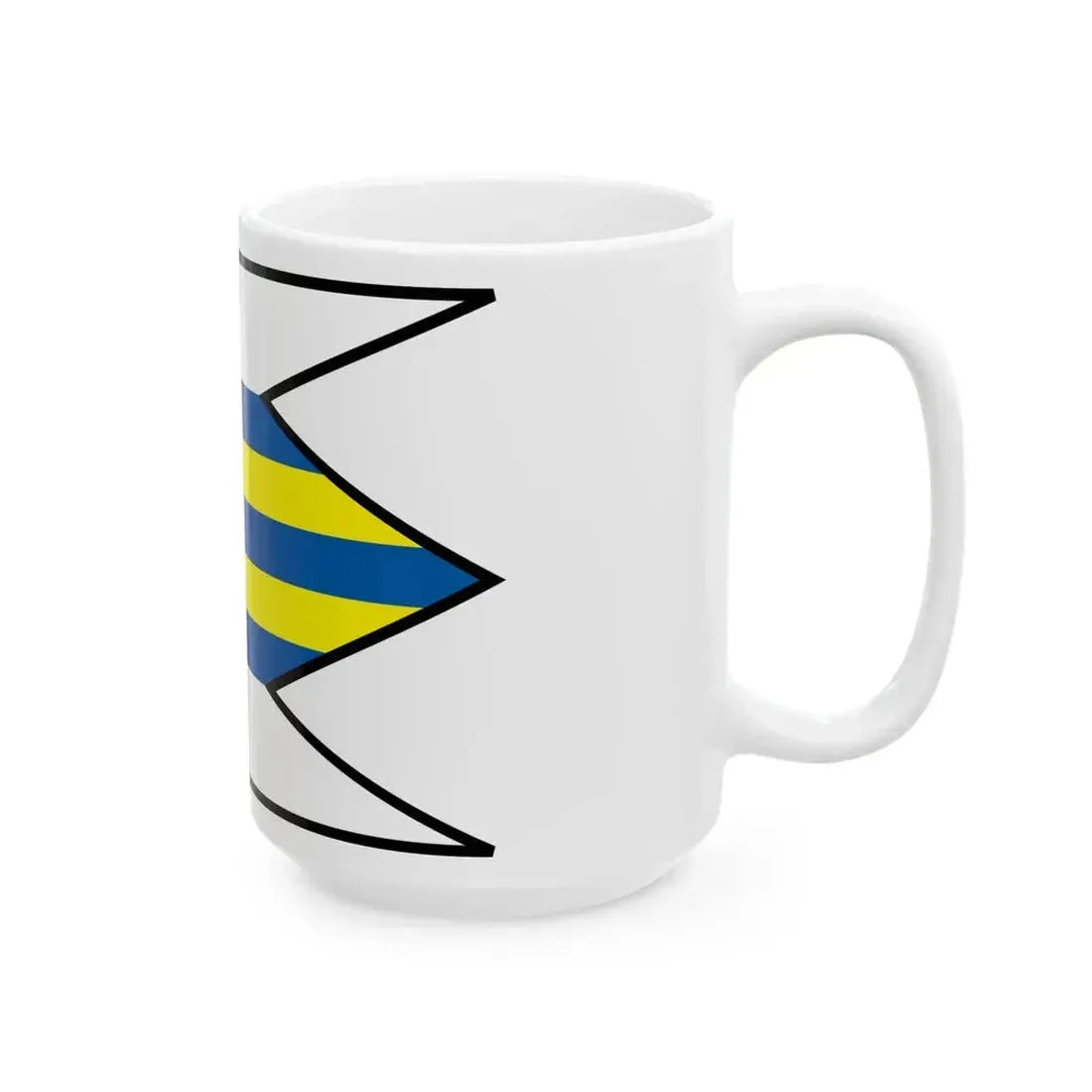 Adamovske Kochanovce Trencin Flag (Slovakia) White Coffee Mug - Go Mug Yourself