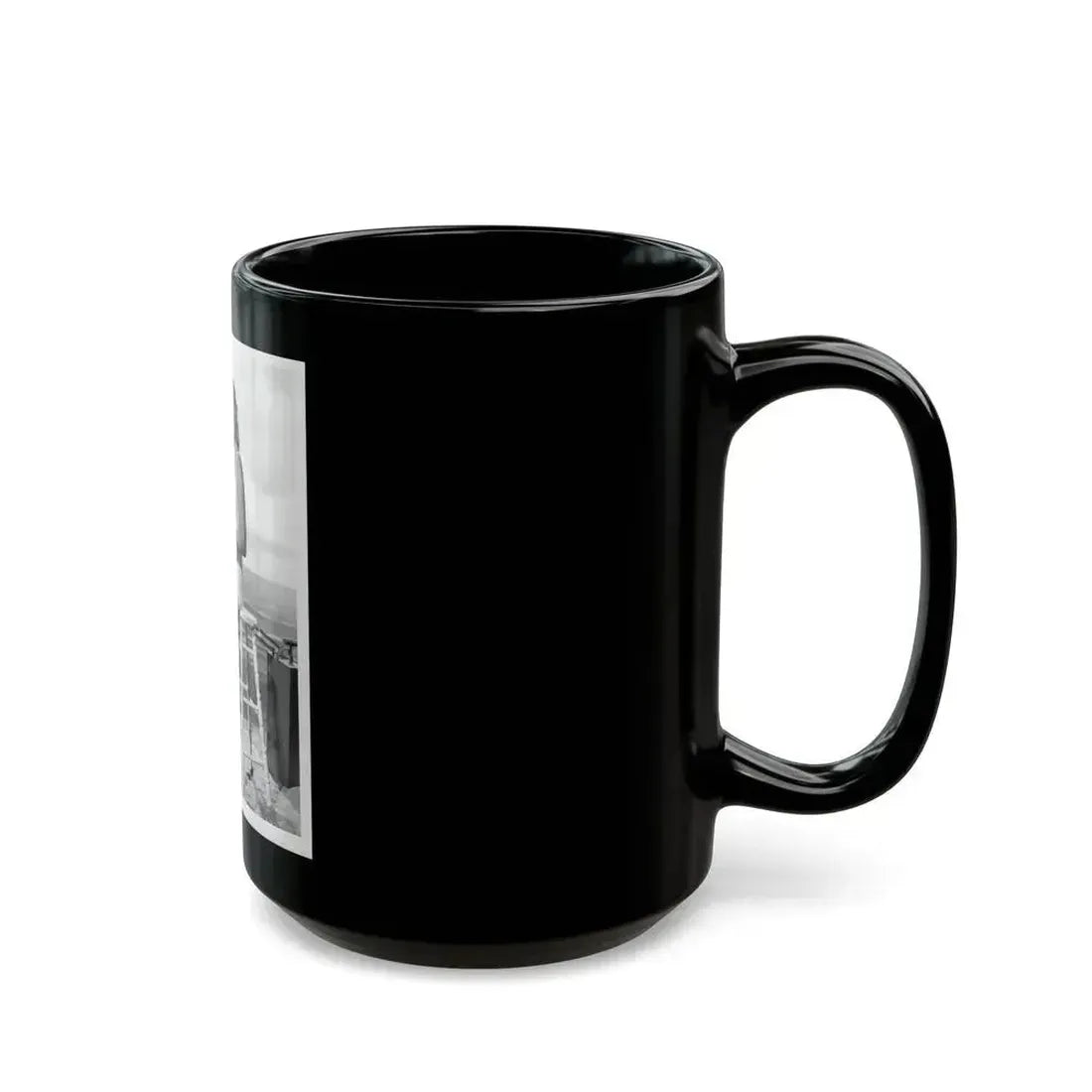 Adele Jergens #01 (Vintage Female Icon) Black Coffee Mug - Go Mug Yourself