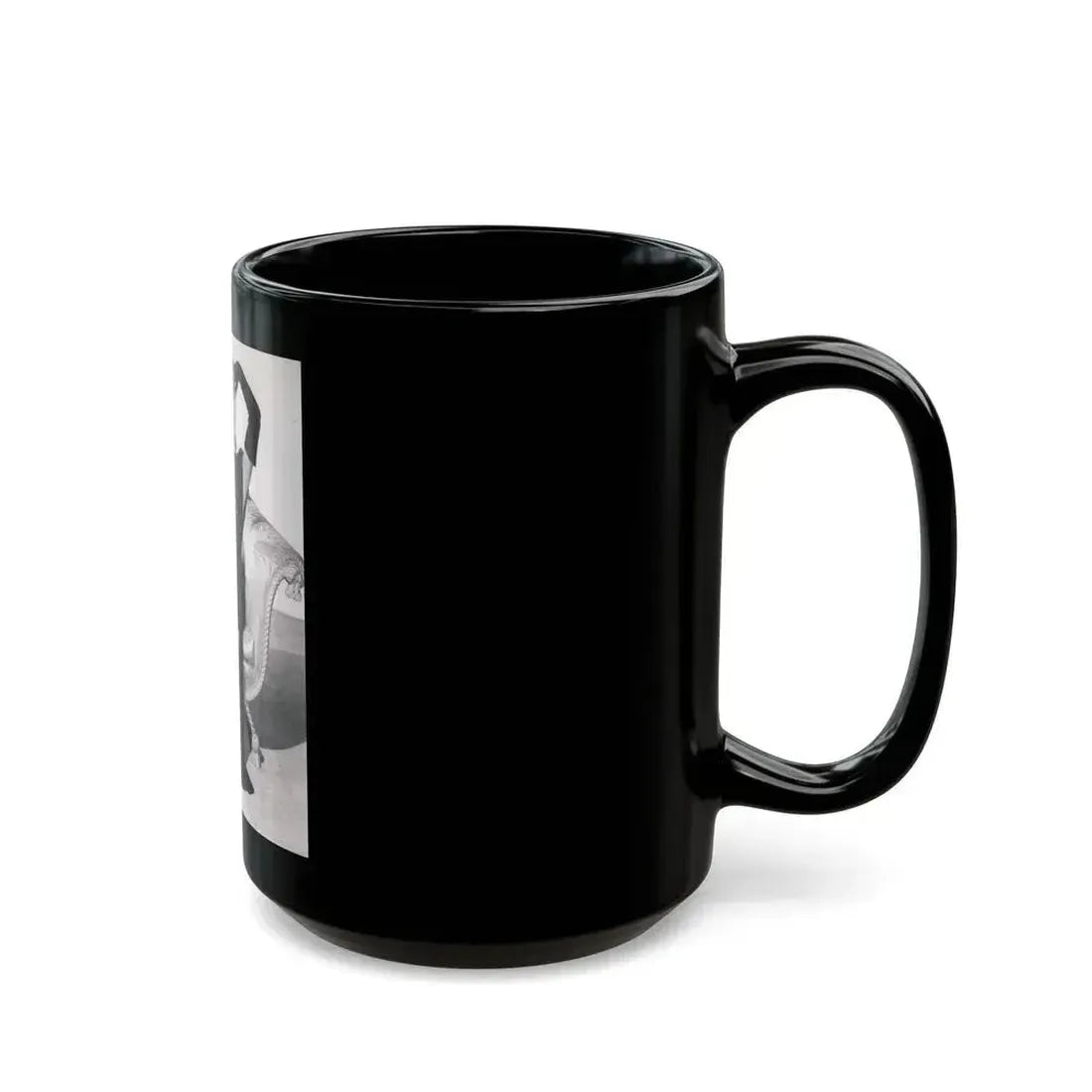 Adele Jergens #02 (Vintage Female Icon) Black Coffee Mug - Go Mug Yourself