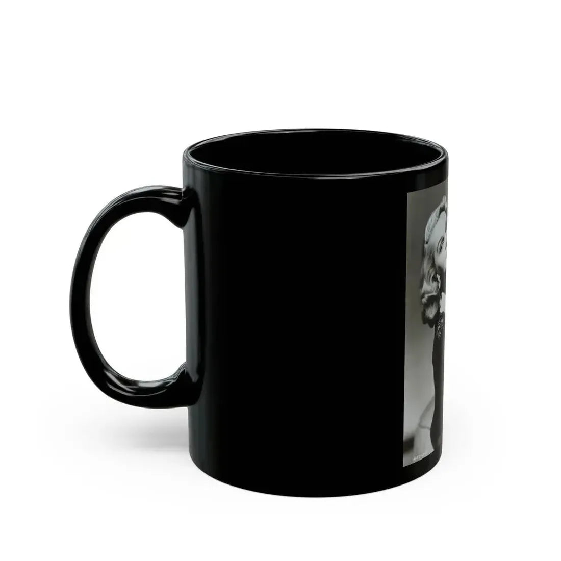 Adele Jergens #05 (Vintage Female Icon) Black Coffee Mug - Go Mug Yourself