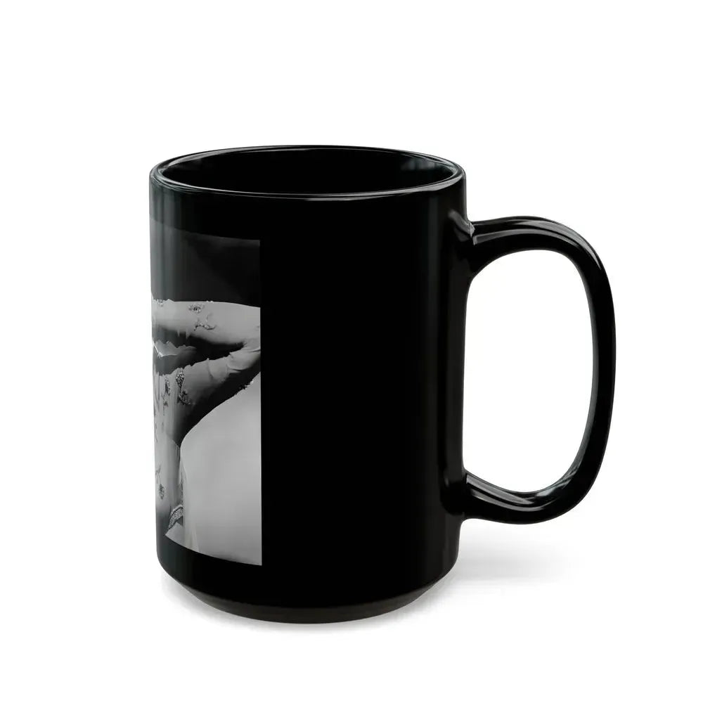Adele Jergens #08 (Vintage Female Icon) Black Coffee Mug - Go Mug Yourself