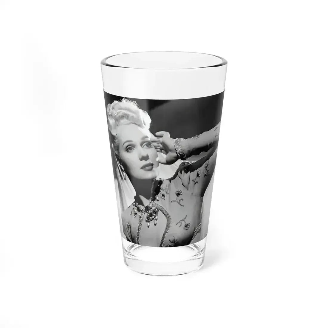 Adele Jergens #08 (Vintage Female Icon) Pint Glass 16oz 16oz - Go Mug Yourself