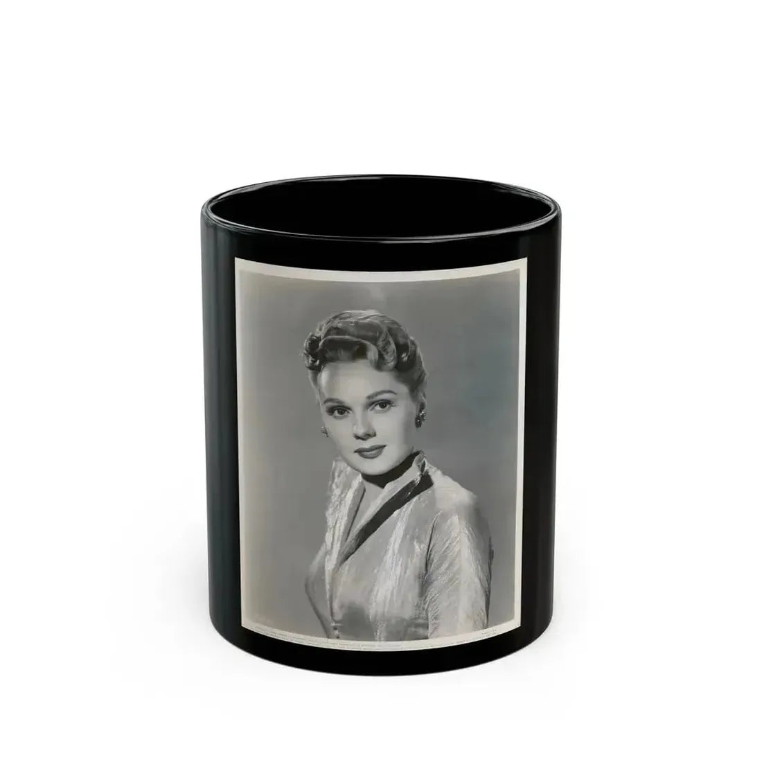 Adele Jergens #104 (Vintage Female Icon) Black Coffee Mug 11oz - Go Mug Yourself