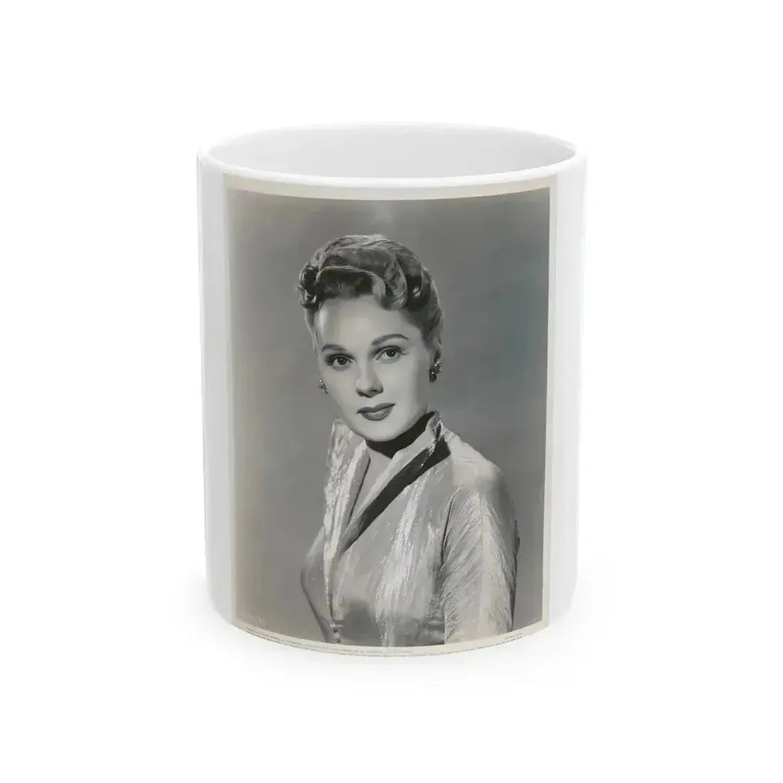 Adele Jergens #104 (Vintage Female Icon) White Coffee Mug 11oz - Go Mug Yourself