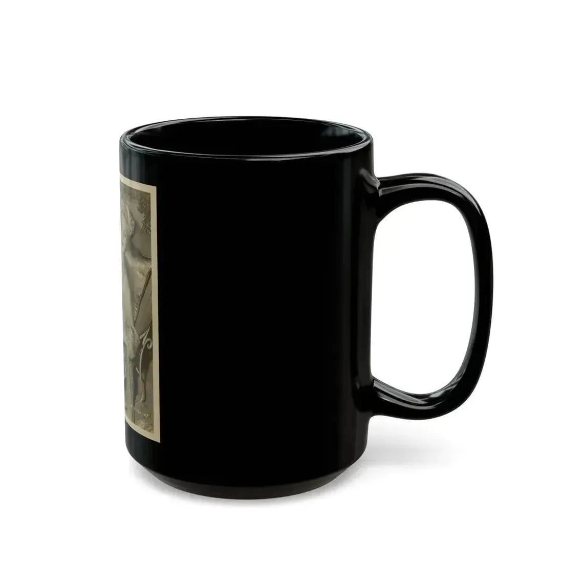 Adele Jergens #113 (Vintage Female Icon) Black Coffee Mug - Go Mug Yourself