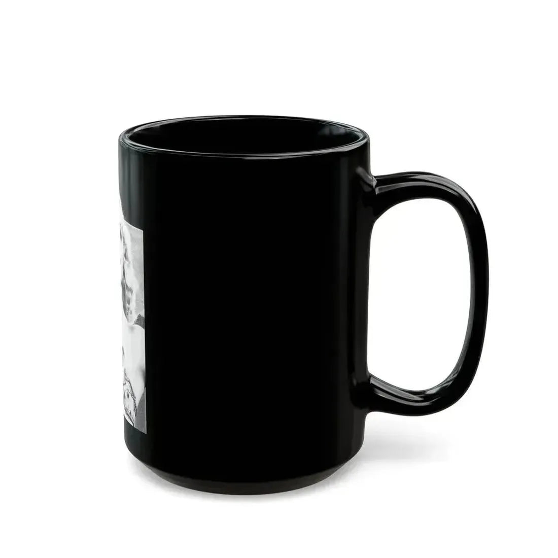 Adele Jergens #12 (Vintage Female Icon) Black Coffee Mug - Go Mug Yourself
