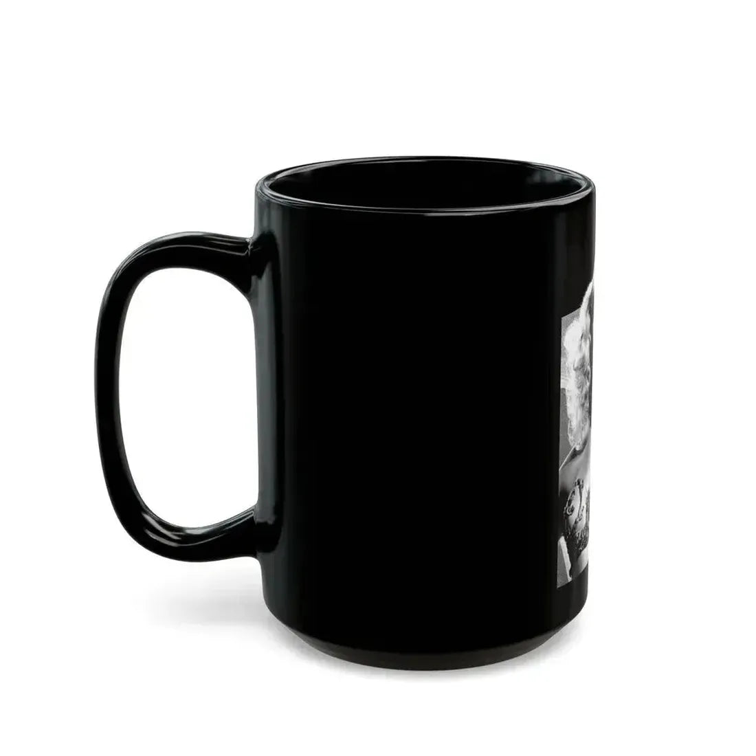 Adele Jergens #12 (Vintage Female Icon) Black Coffee Mug - Go Mug Yourself