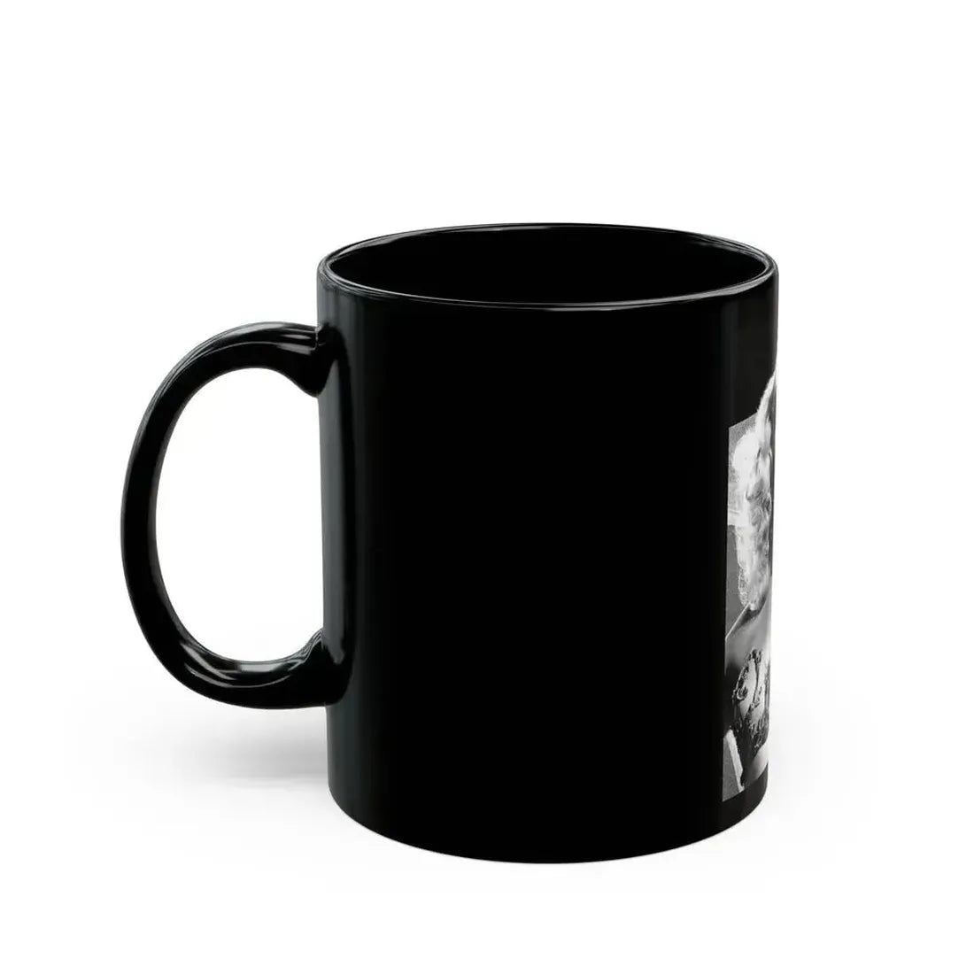 Adele Jergens #12 (Vintage Female Icon) Black Coffee Mug - Go Mug Yourself