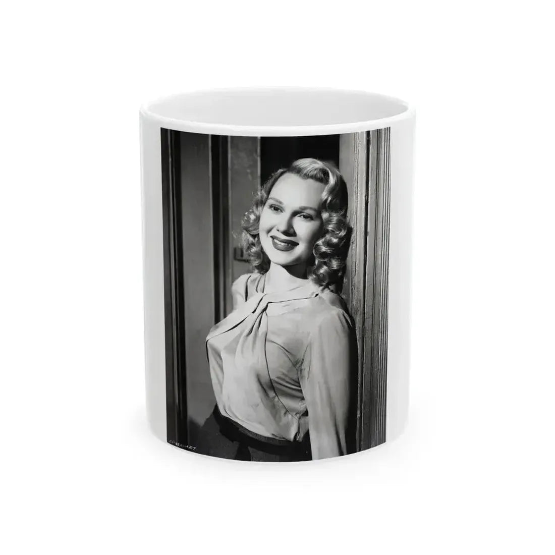Adele Jergens #122 (Vintage Female Icon) White Coffee Mug 11oz - Go Mug Yourself