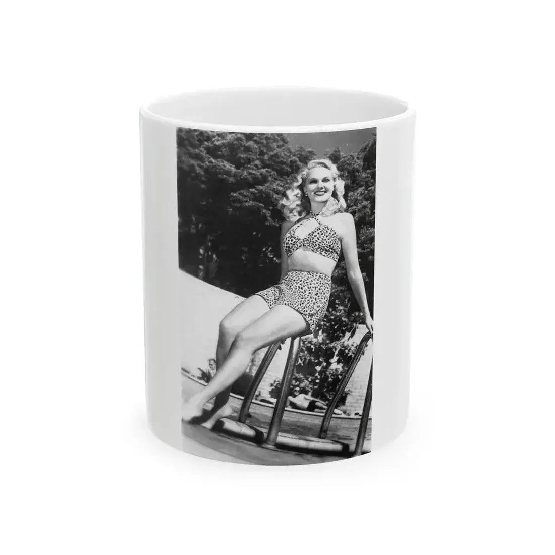 Adele Jergens #126 (Vintage Female Icon) White Coffee Mug 11oz - Go Mug Yourself