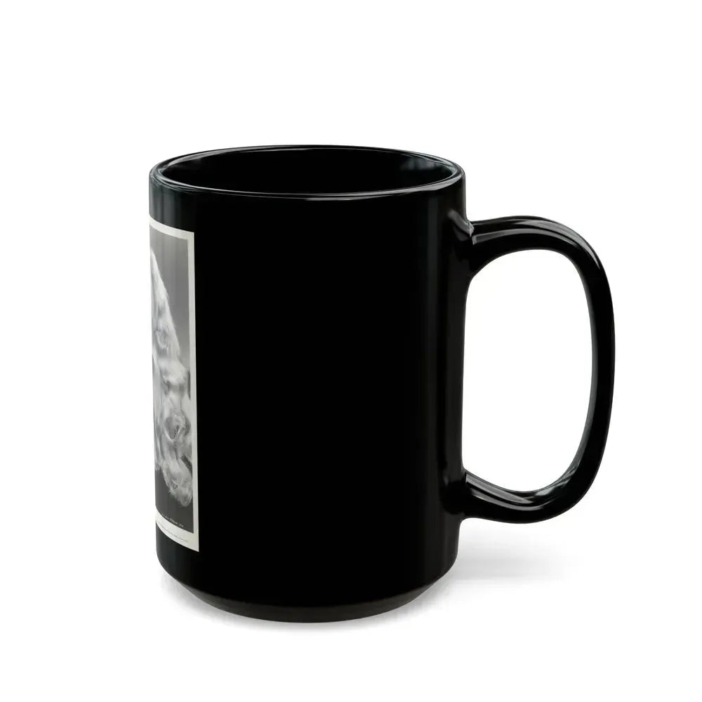 Adele Jergens #127 (Vintage Female Icon) Black Coffee Mug - Go Mug Yourself