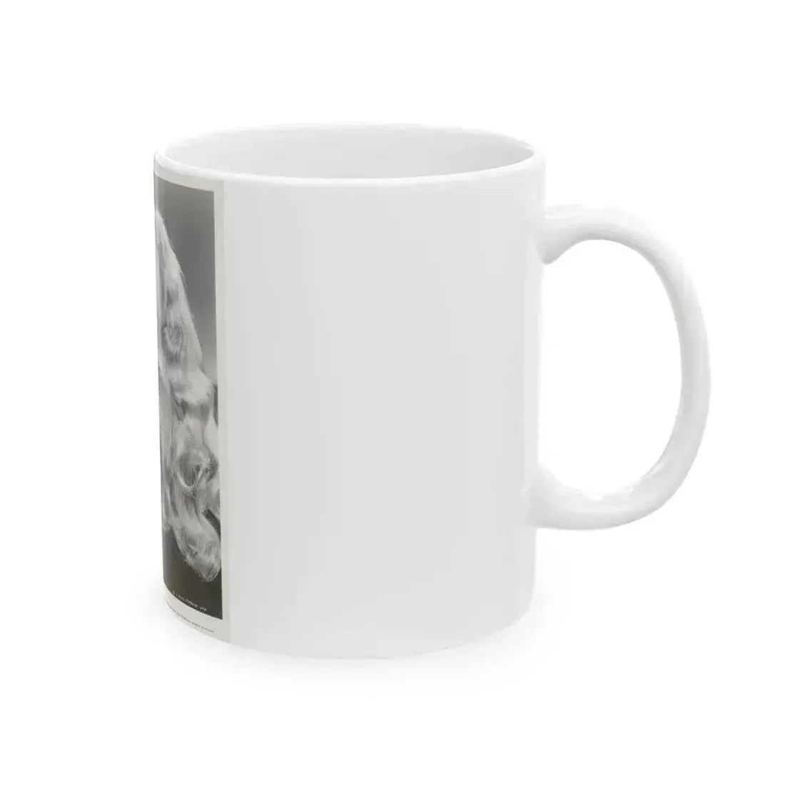 Adele Jergens #127 (Vintage Female Icon) White Coffee Mug - Go Mug Yourself