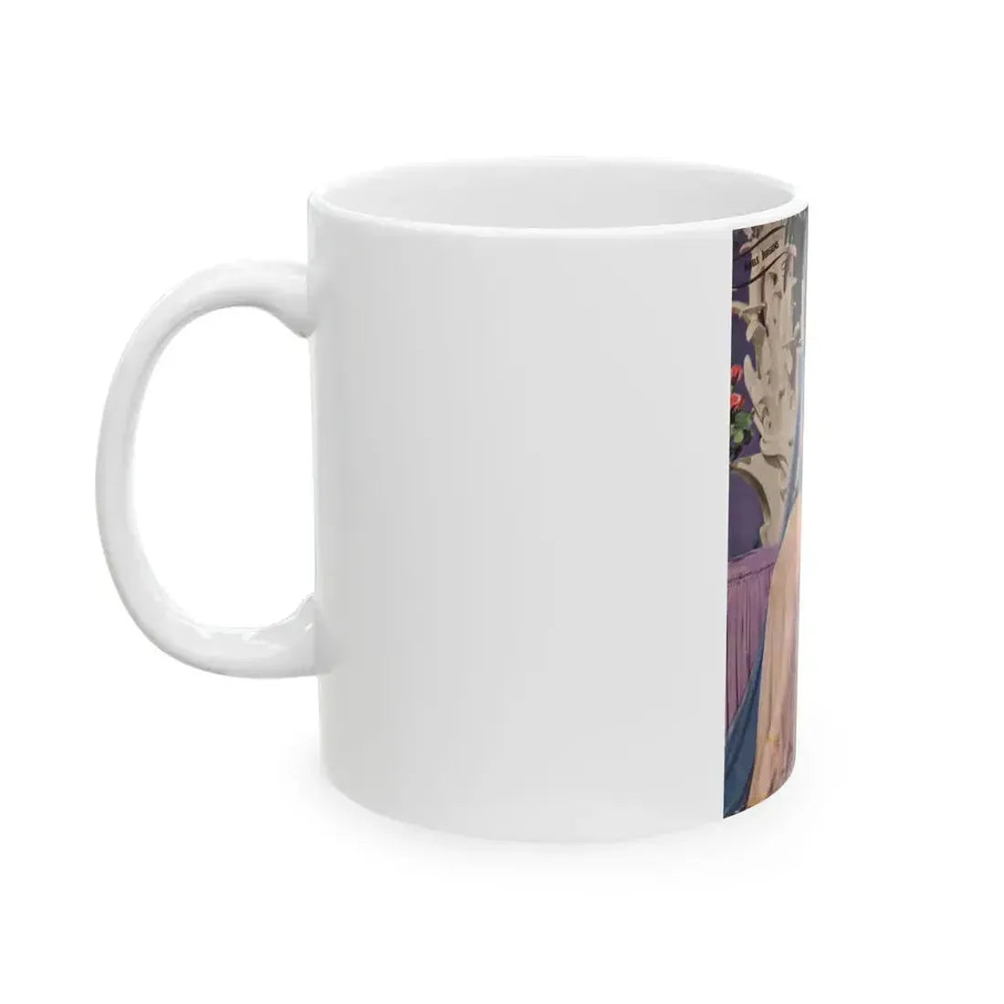 Adele Jergens #128 (Vintage Female Icon) White Coffee Mug - Go Mug Yourself
