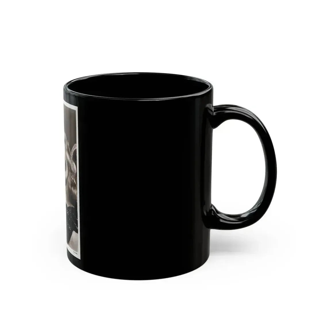 Adele Jergens #13 (Vintage Female Icon) Black Coffee Mug - Go Mug Yourself