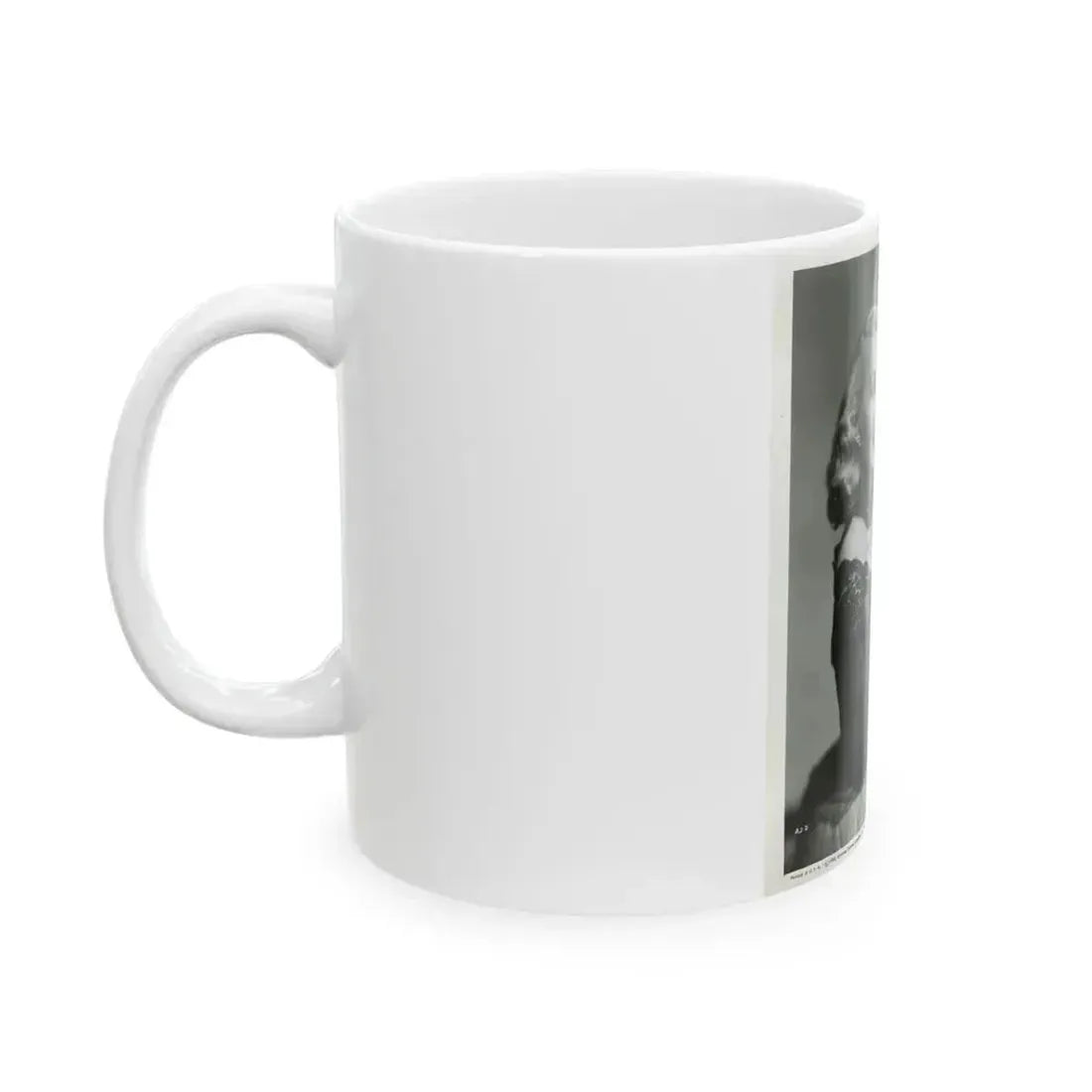 Adele Jergens #131 (Vintage Female Icon) White Coffee Mug - Go Mug Yourself