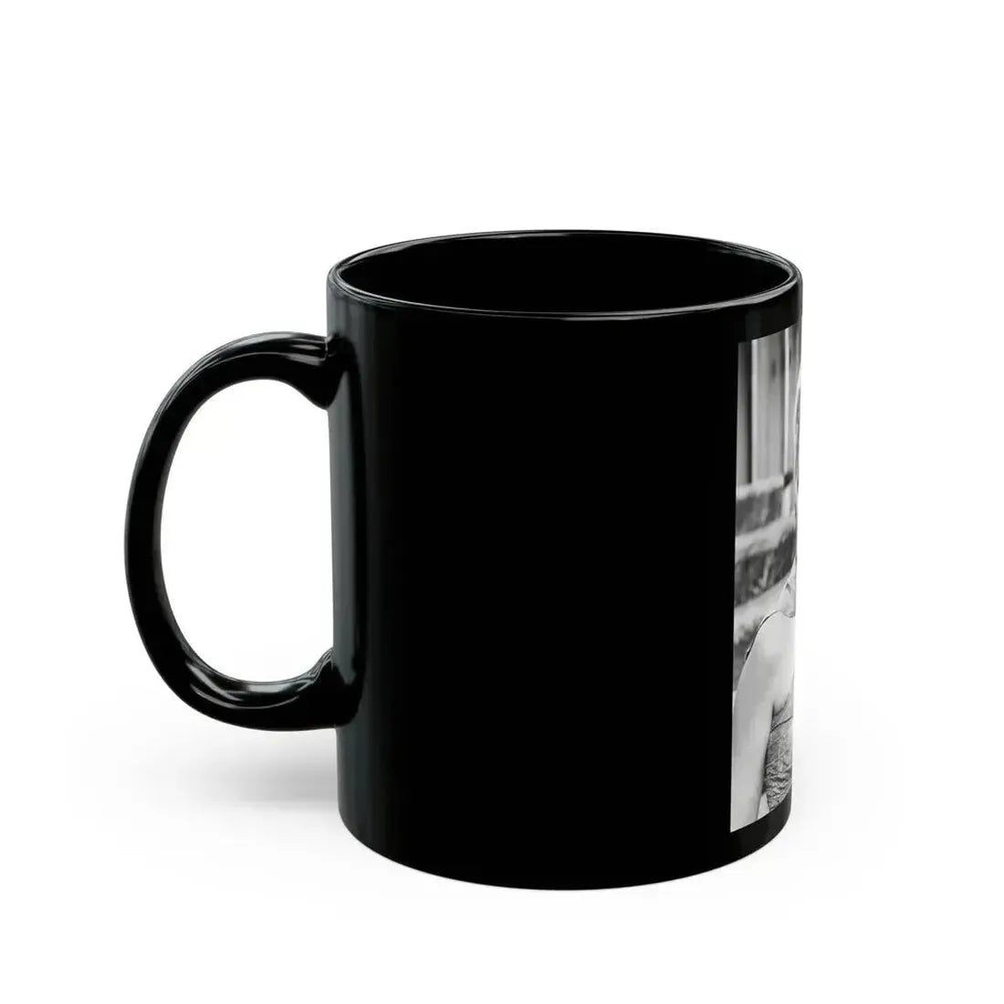 Adele Jergens #132 (Vintage Female Icon) Black Coffee Mug - Go Mug Yourself