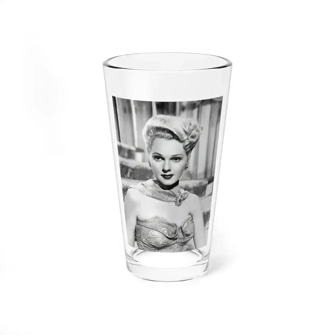 Adele Jergens #132 (Vintage Female Icon) Pint Glass 16oz 16oz - Go Mug Yourself