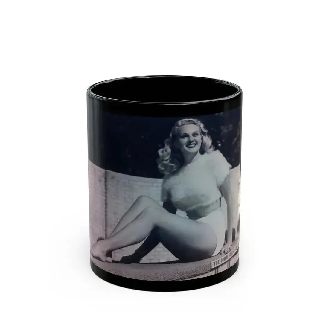 Adele Jergens #147 (Vintage Female Icon) Black Coffee Mug 11oz - Go Mug Yourself