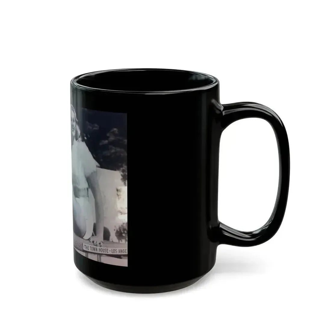 Adele Jergens #147 (Vintage Female Icon) Black Coffee Mug - Go Mug Yourself