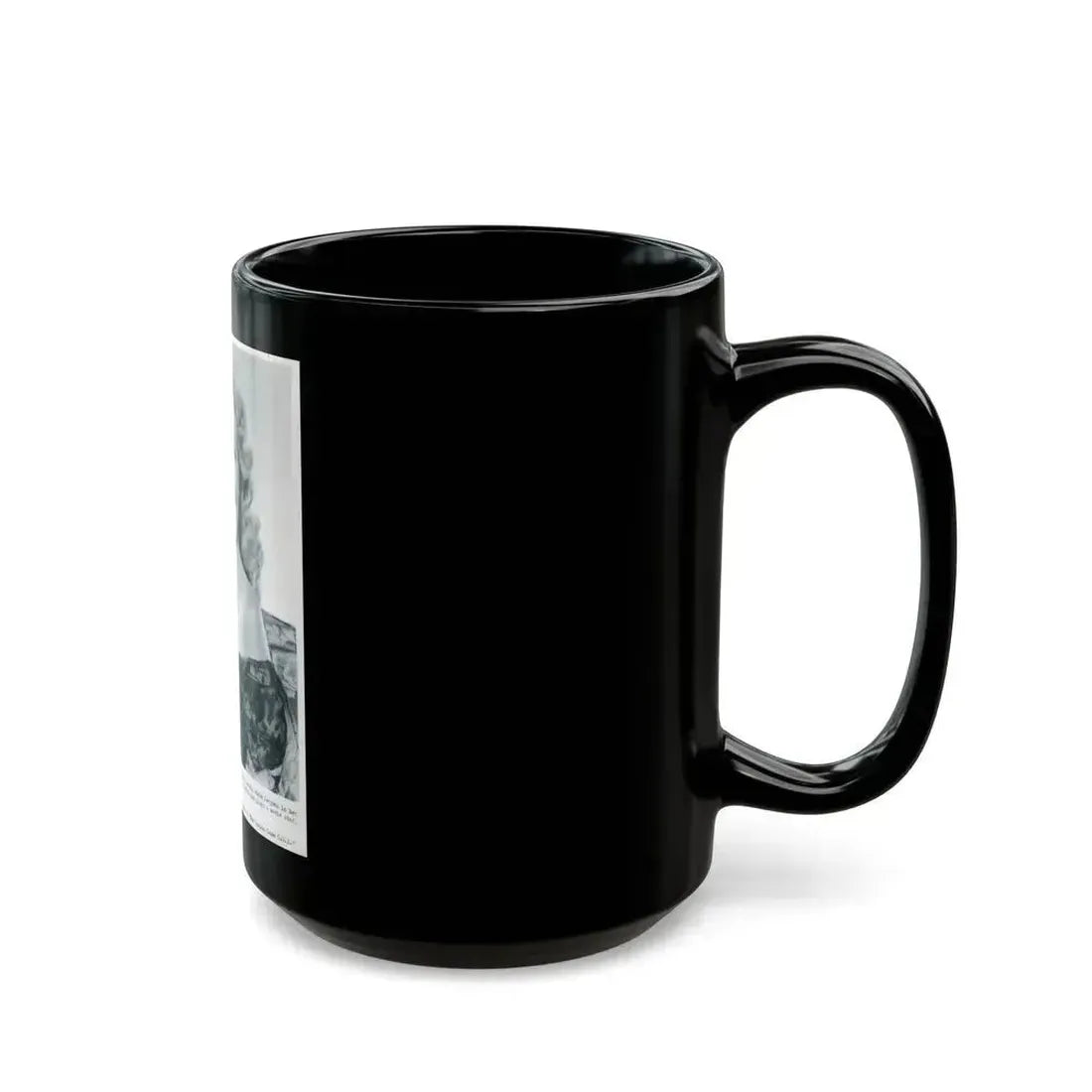 Adele Jergens #155 (Vintage Female Icon) Black Coffee Mug - Go Mug Yourself