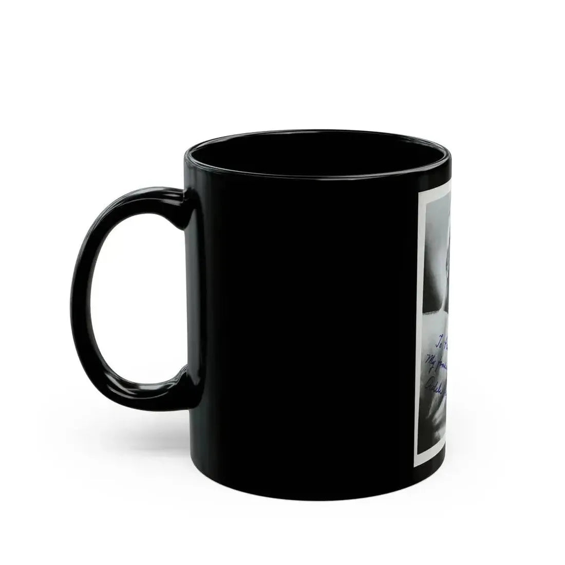 Adele Jergens #178 (Vintage Female Icon) Black Coffee Mug - Go Mug Yourself