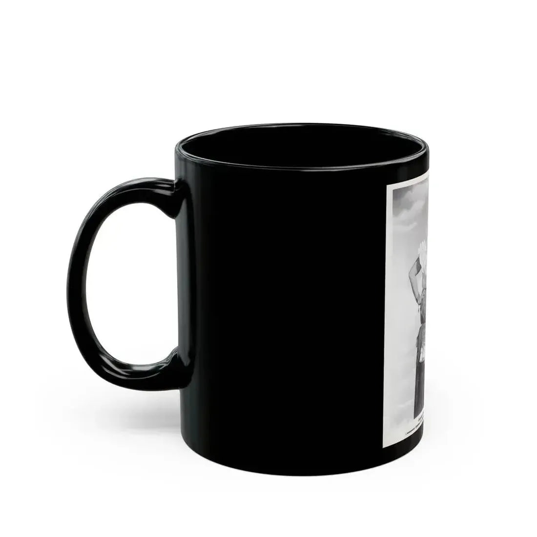 Adele Jergens #179 (Vintage Female Icon) Black Coffee Mug - Go Mug Yourself