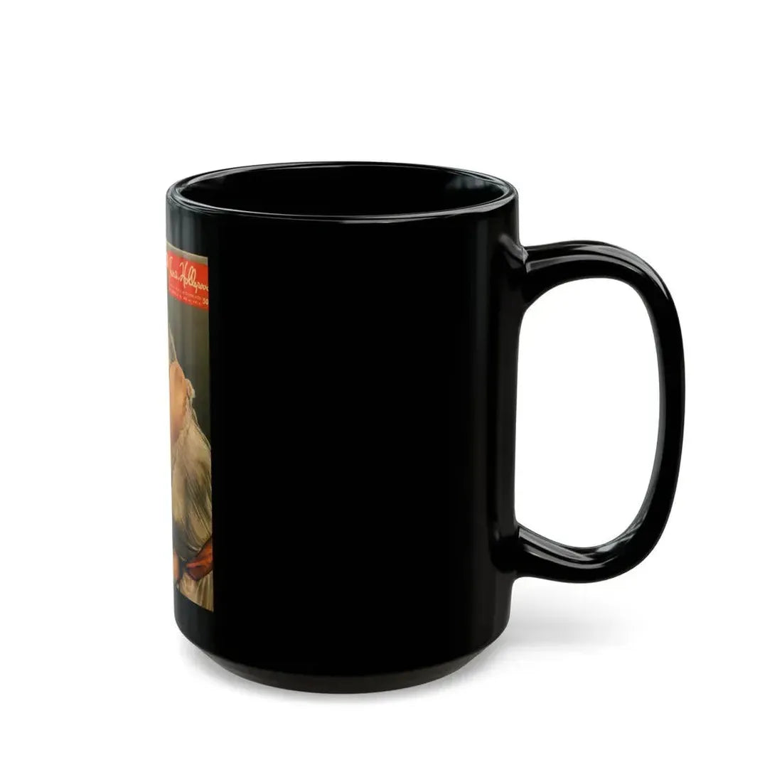 Adele Jergens #182 - Mag. Cover (Vintage Female Icon) Black Coffee Mug - Go Mug Yourself