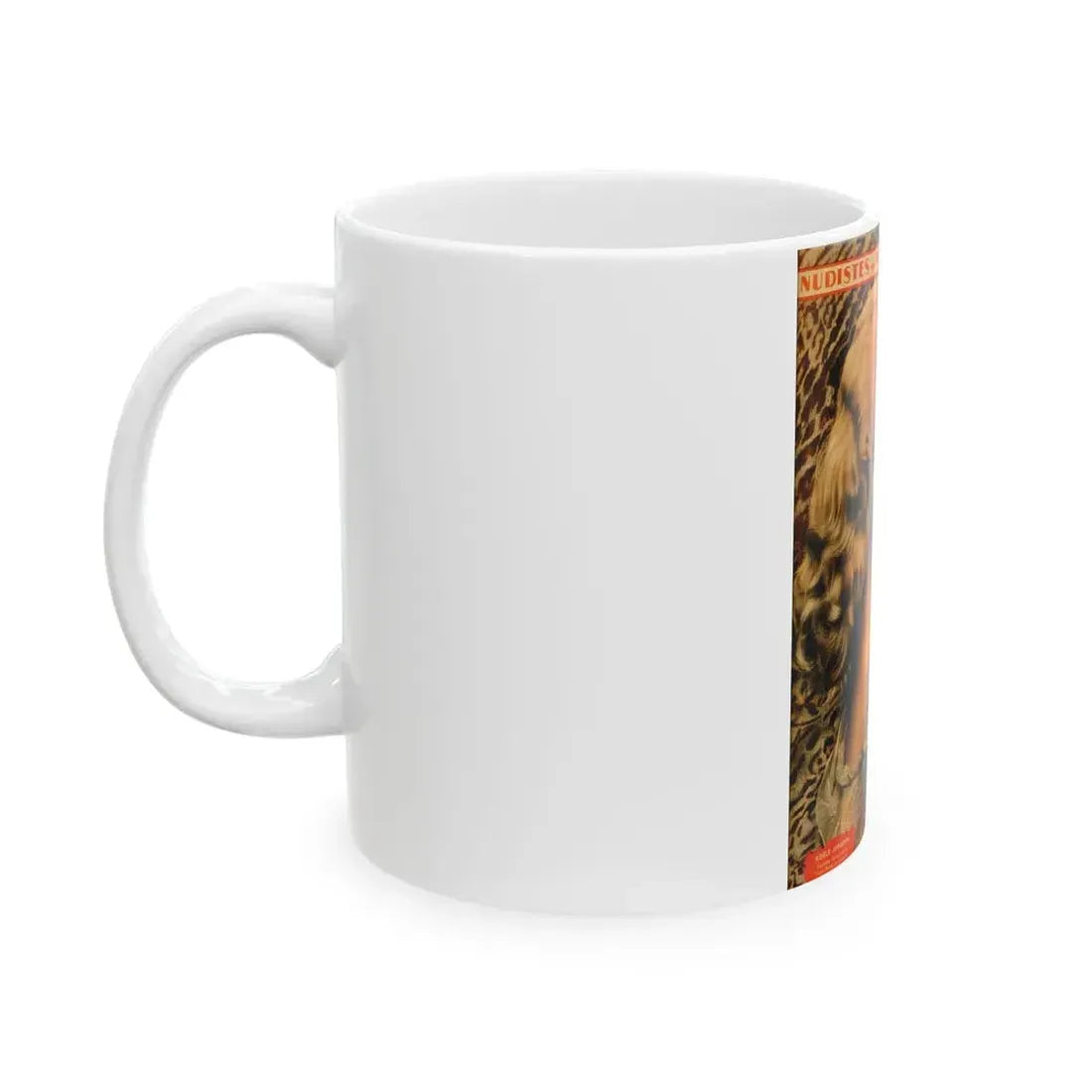 Adele Jergens #182 - Mag. Cover (Vintage Female Icon) White Coffee Mug - Go Mug Yourself