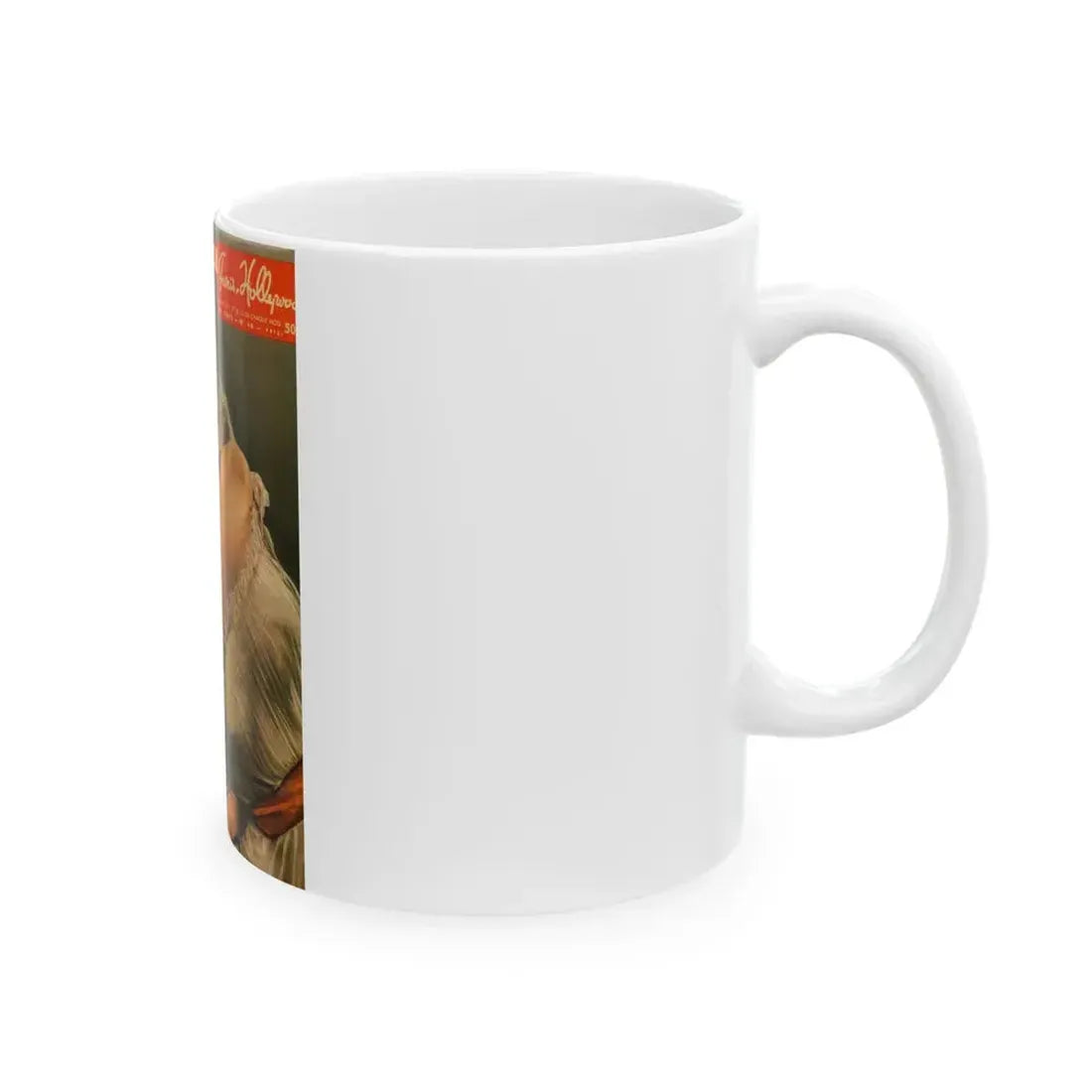 Adele Jergens #182 - Mag. Cover (Vintage Female Icon) White Coffee Mug - Go Mug Yourself