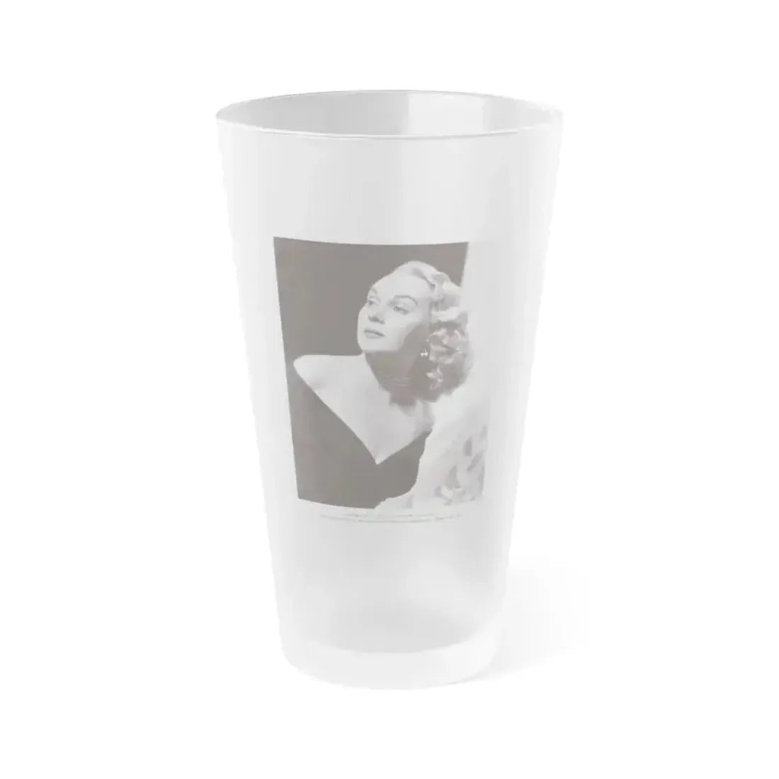 Adele Jergens #183 (Vintage Female Icon) Frosted Pint Glass 16oz 16oz Frosted - Go Mug Yourself