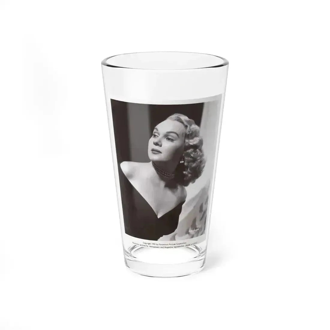 Adele Jergens #183 (Vintage Female Icon) Pint Glass 16oz 16oz - Go Mug Yourself