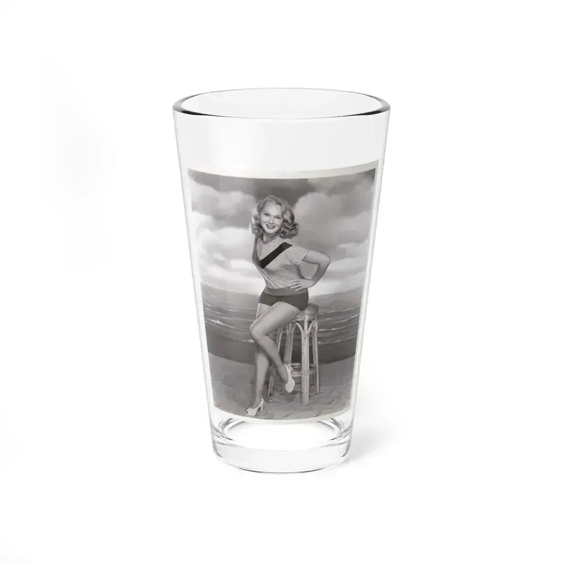 Adele Jergens #184 (Vintage Female Icon) Pint Glass 16oz 16oz - Go Mug Yourself