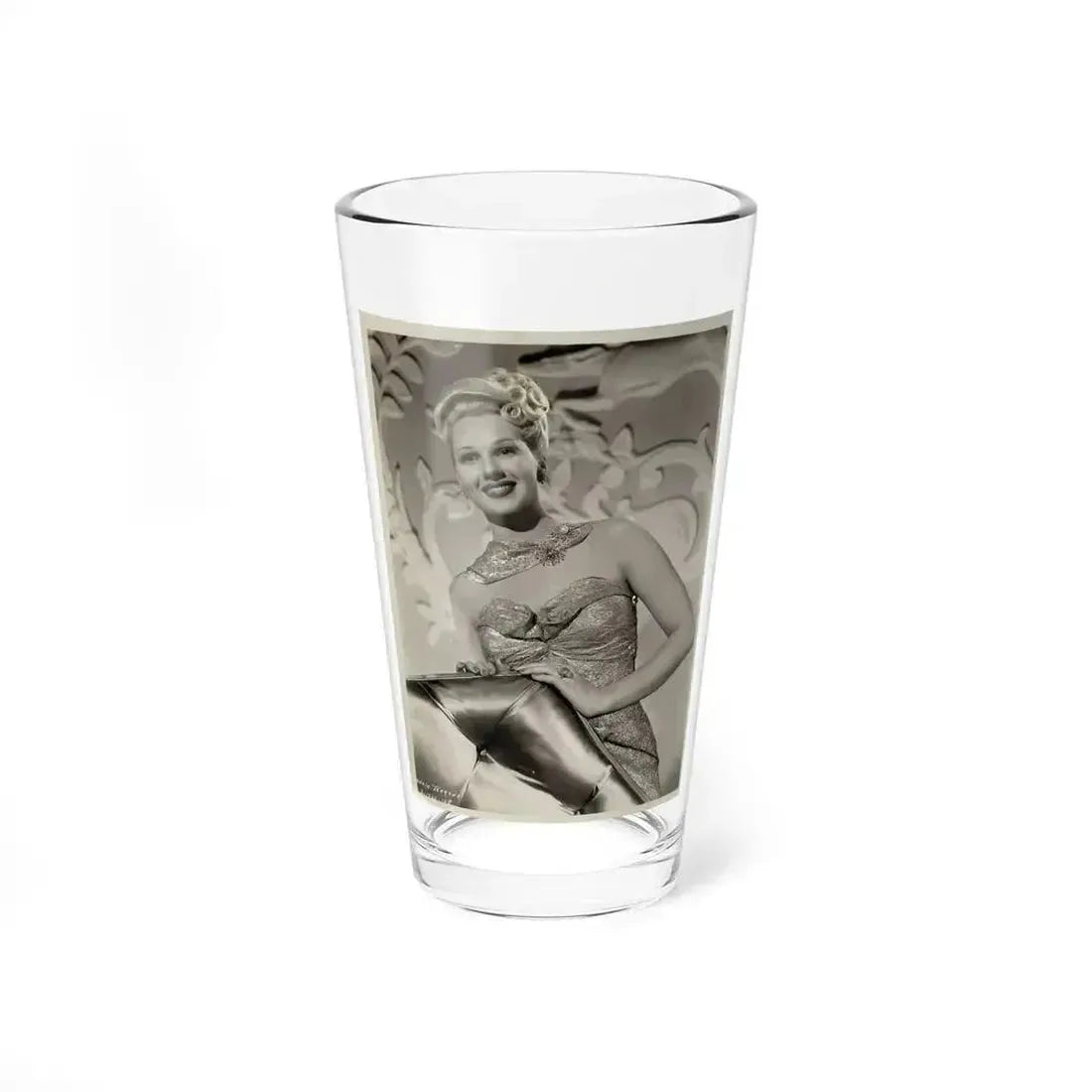 Adele Jergens #185 (Vintage Female Icon) Pint Glass 16oz 16oz - Go Mug Yourself