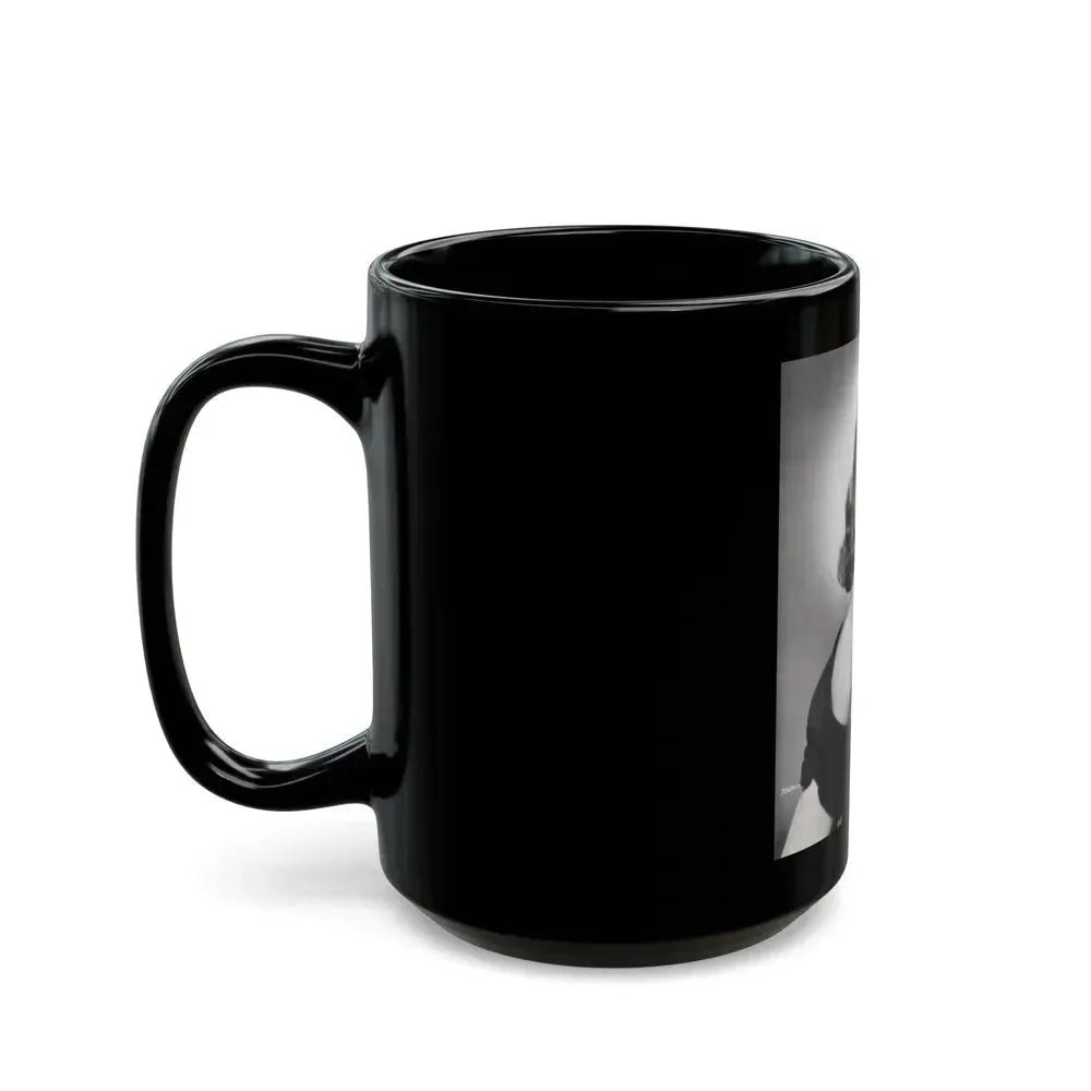 Adele Jergens #189 - 8x10 Vintage B&W Glamour Portrait from 1952 (Vintage Female Icon) Black Coffee Mug - Go Mug Yourself