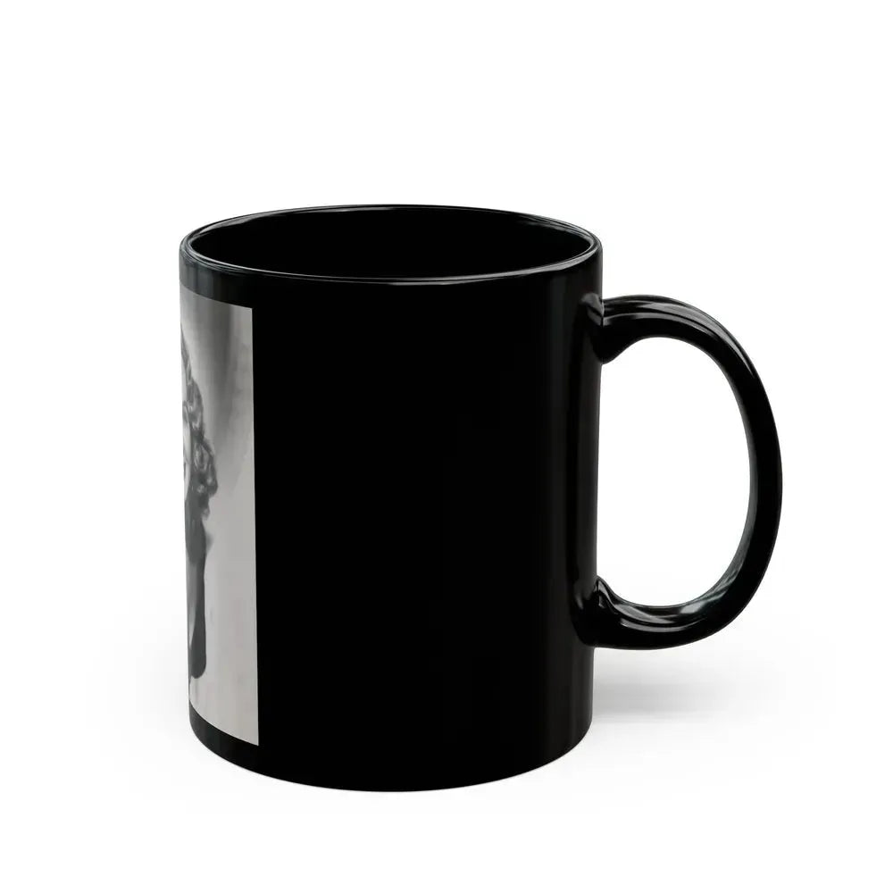 Adele Jergens #189 - 8x10 Vintage B&W Glamour Portrait from 1952 (Vintage Female Icon) Black Coffee Mug - Go Mug Yourself