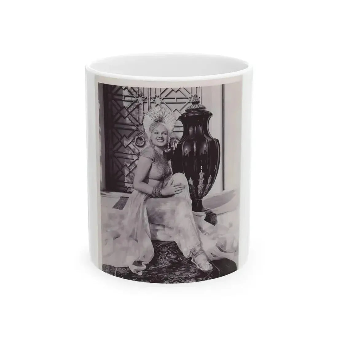 Adele Jergens #191 (Vintage Female Icon) White Coffee Mug 11oz - Go Mug Yourself