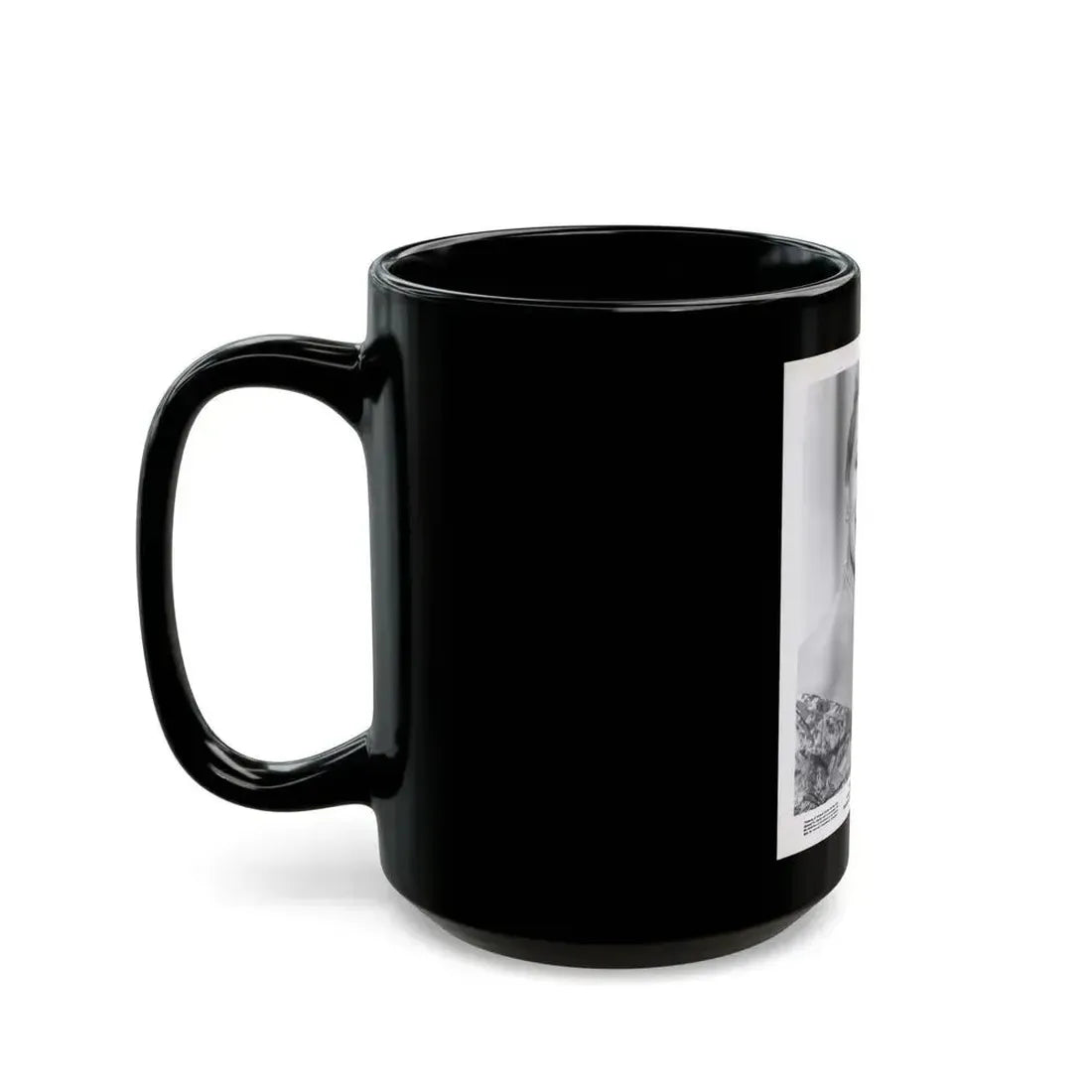 Adele Jergens #195 (Vintage Female Icon) Black Coffee Mug - Go Mug Yourself