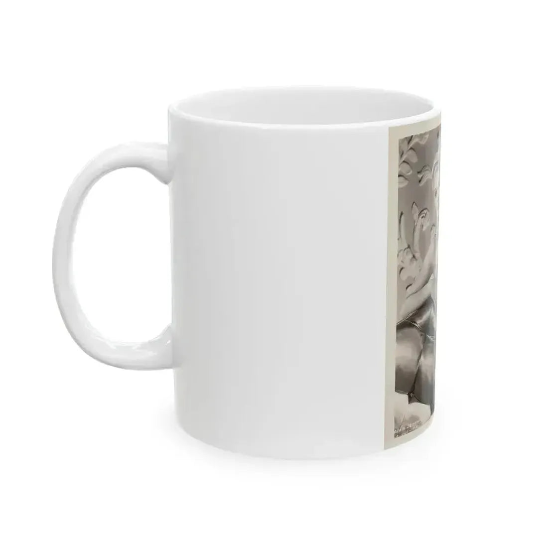 Adele Jergens #199 (Vintage Female Icon) White Coffee Mug - Go Mug Yourself